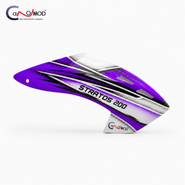 Canomod Airbrushed Lexan Canopy for XLPower Stratos 200 A1 (PURPLE)