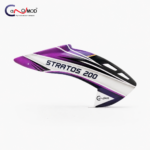 Canomod Airbrushed Fiberglass Canopy for XLPower Stratos 200 A3 (PURPLE)