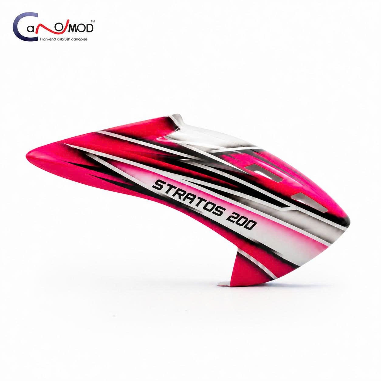pink Canomod Airbrushed Lexan Canopy for XLPower Stratos 200 A1 (PINK) - Image 1