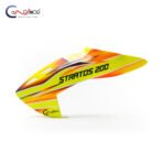 Canomod Airbrushed Fiberglass Canopy for XLPower Stratos 200 (NEON FLAME) - Image 2