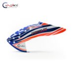 Canomod Airbrushed Fiberglass Canopy for XLPower Stratos 200 (AMERICAN PATRIOT) - Image 2