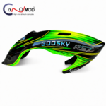 Canomod Airbrushed Fiberglass Canopy for Goosky RS7 Ultra (GREEN)