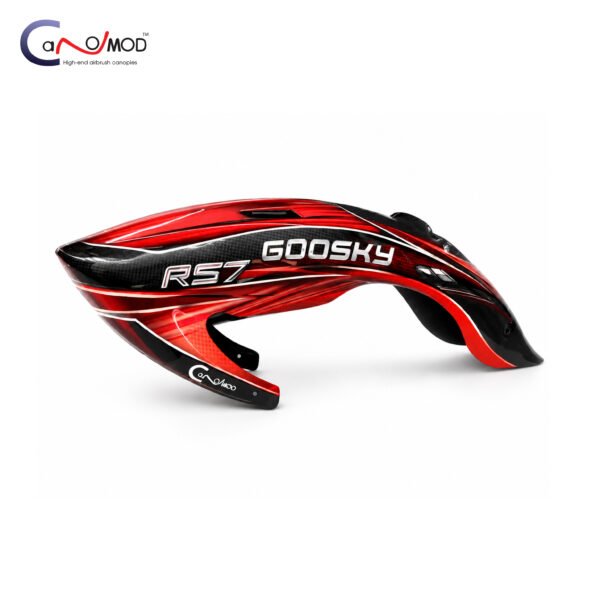 Canmod Airbrushed Fiberglass Canopy for Goosky RS7 Ultra (VERMILION)
